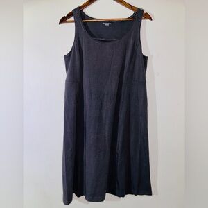 Eileen Fisher Stretch Organic Cotton Jersey Tank Dress SIZE MEDIUM